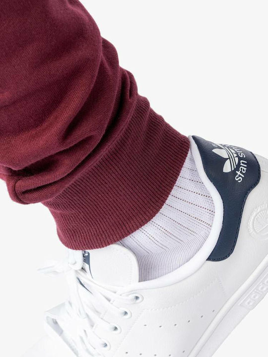 Pantaloni de trening cu Elastic Burgundia