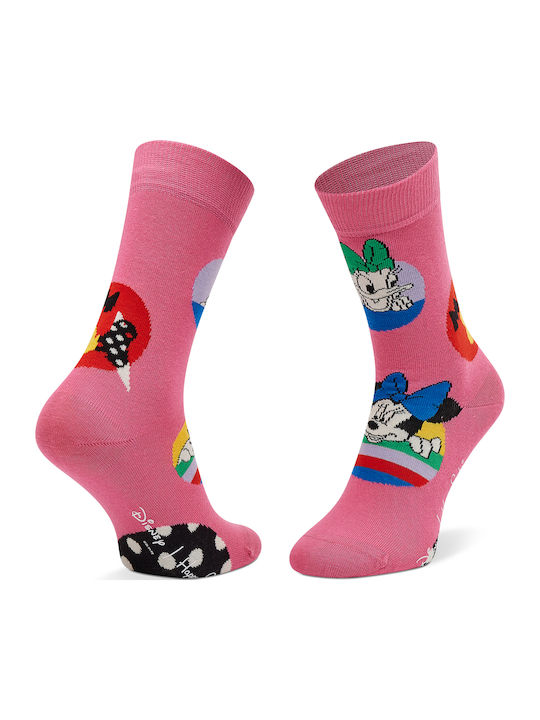 Happy Socks Παιδικές Κάλτσες Μακριές Kids Ροζ