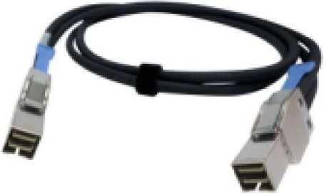 QNap Mini SAS - Mini SAS Cable 1m Μαύρο (CAB-SAS10M-8644)