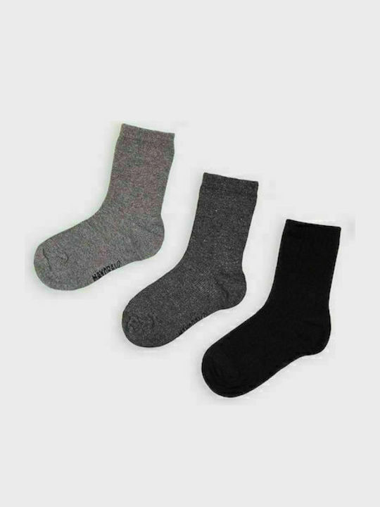 Mayoral Boys 3 Pack Knee-High Socks Gray