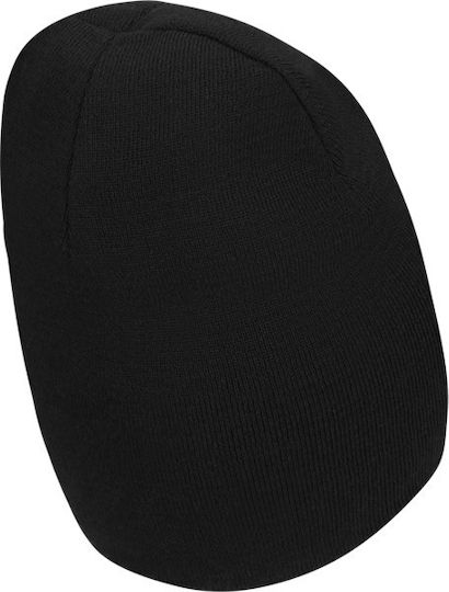 Sportswear Beanie Feminin Reversibil Căciulă Tricotat în culoarea Negru