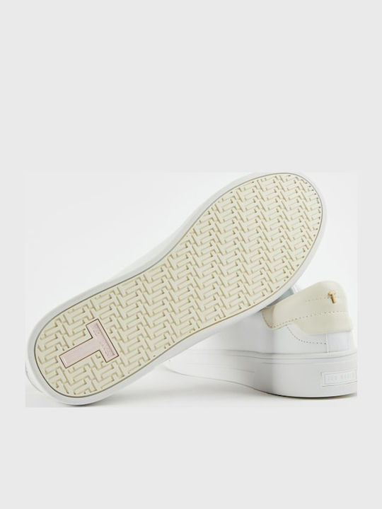 Hudep Damen Sneakers Weiß
