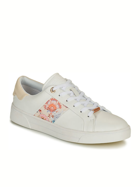 Hudep Damen Sneakers Weiß