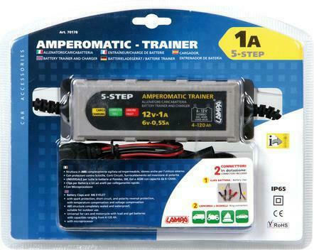 Lampa Amperomatic Batterieladegerät Für Auto & Motorrad 6/12V