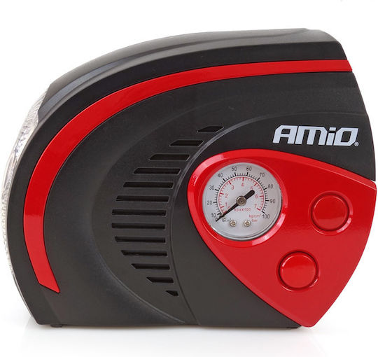 AMiO Car Tire Pump 100PSI with Cable 12V
