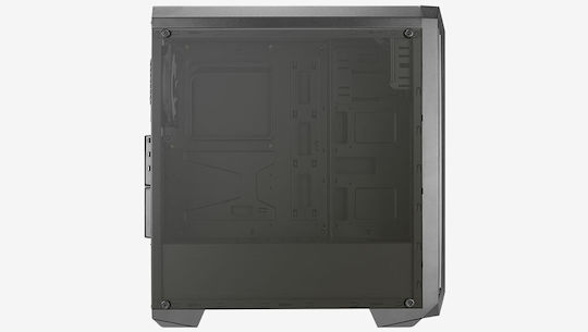 Aerocool Skyline Gaming Middle Tower Carcasă PC cu Deschidere Laterală și Sistem Iluminare RGB Neagră