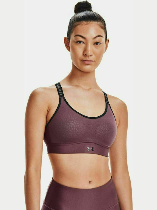 Infinity Mid Women's Sports Bra without Padding Purple