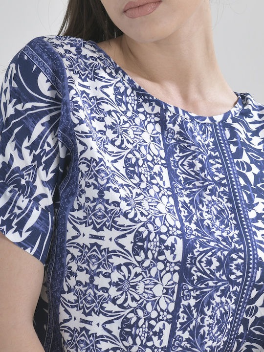 Ble Resort Collection Women's Top Beachwear Blue
