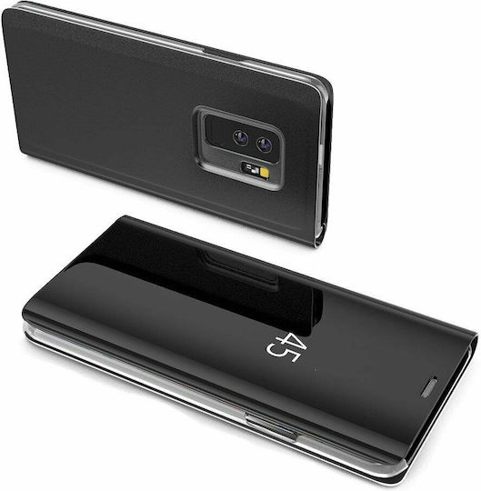 Hurtel Clear View Book Plastic Negru (Galaxy A40)