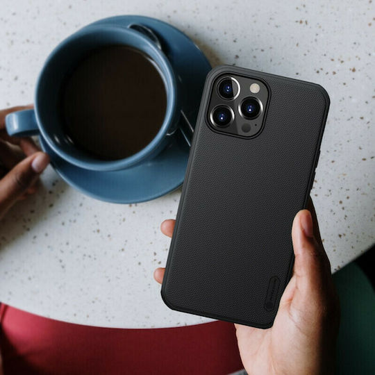 Nillkin Super Frosted Shield Задна корица Пластмаса Черен (iPhone 13 Pro)