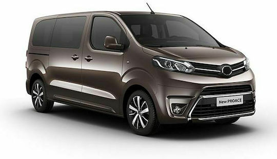 Trunk Mat for Peugeot Expert Opel Zafira Life Citroen Jumpy 2016 Black