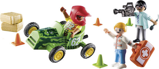 Playmobil Duck On Call Ambulance Action: Help the Racing Driver for 3+ years years old