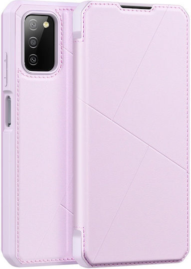 Dux Ducis Skin X Buchen Sie Synthetisches Leder Rosa (Galaxy A03s)