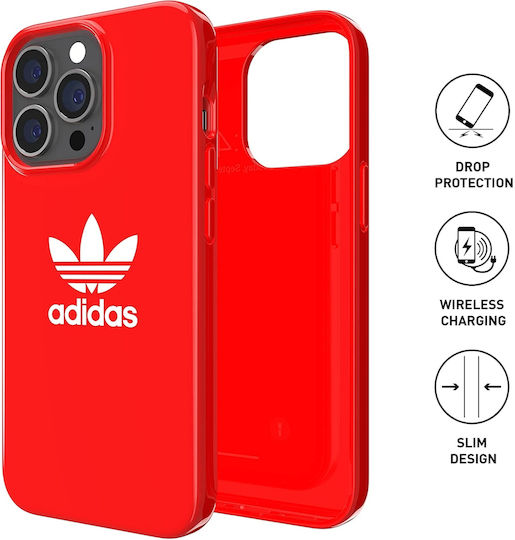 adidas SnapCase Trefoil Задна корица Силикон Червен (iPhone 13 Pro)