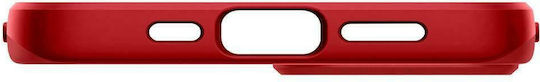 Spigen Thin Fit Back Cover Silicone 0.8mm Red (iPhone 13)