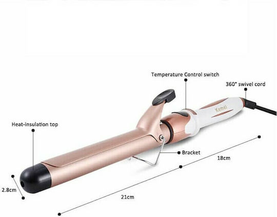 Kemei Ψαλίδι Μαλλιών για Μπούκλες 28mm 60W KM-760A