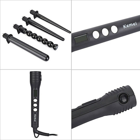 Kemei Κωνικό Ψαλίδι Μαλλιών για Μπούκλες 13mm 59W KM-4083