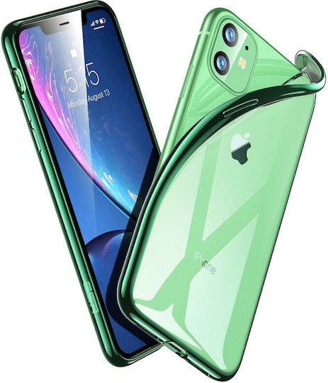 ESR Essential Twinkler Umschlag Rückseite Silikon 0.75mm Grün (iPhone 11)