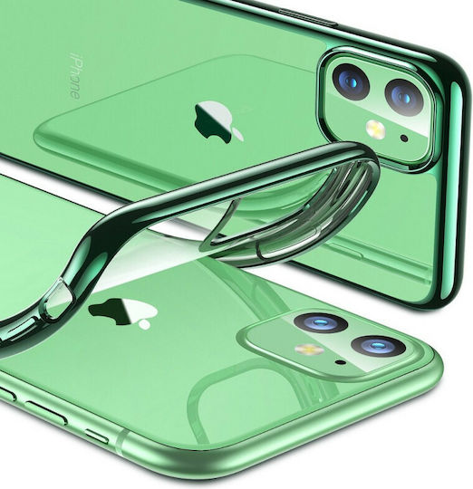 ESR Essential Twinkler Umschlag Rückseite Silikon 0.75mm Grün (iPhone 11)