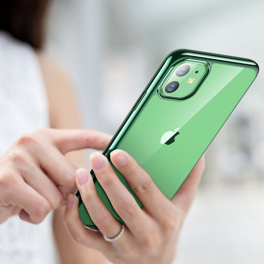 ESR Essential Twinkler Umschlag Rückseite Silikon 0.75mm Grün (iPhone 11)