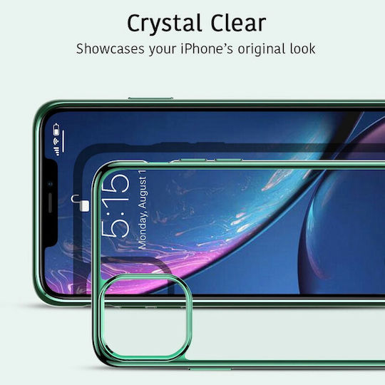 ESR Essential Twinkler Umschlag Rückseite Silikon 0.75mm Grün (iPhone 11)