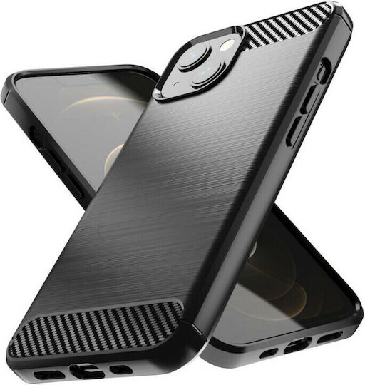 Powertech Back Cover Σιλικόνης Μαύρο (iPhone 13 mini)
