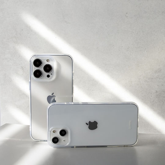 Crong Slim 0.8mm Back Cover Silicone 0.8mm Transparent (iPhone 13 Pro)