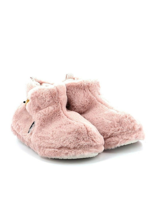 Trento W757 Geschlossene Damen Hausschuhe Rosa