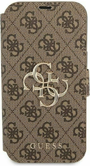 Guess Buchen Sie Synthetisches Leder Braun (iPhone 13 Pro Max)