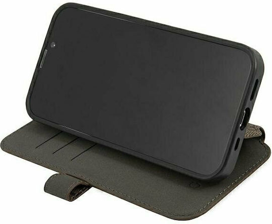 Guess Buchen Sie Synthetisches Leder Braun (iPhone 13 Pro Max)