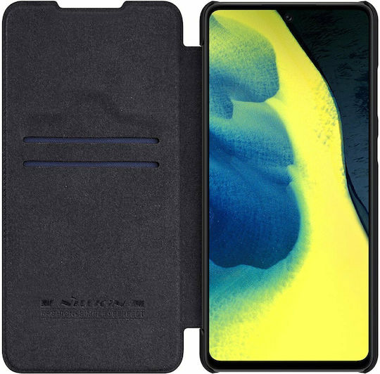 Nillkin Qin Wallet Δερματίνης / Πλαστικό Μαύρο (Galaxy A72)