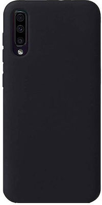 iNOS Liquid Silicone Back Cover Black (Galaxy A50)