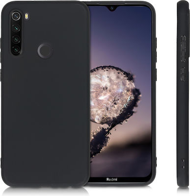 Hurtel Silicone Back Cover Black (Redmi Note 8T)