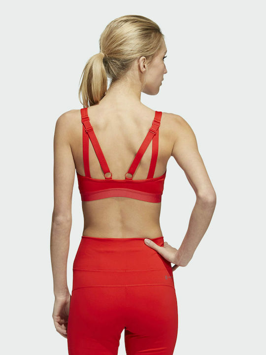 adidas Tlrd Move High Support Women's Sports Bra without Padding Red