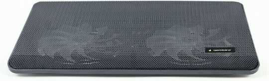 Gembird Cooling Pad για Laptop έως 15.6" με 2 Ανεμιστήρες και Φωτισμό (NBS-2F15-05)