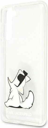 Karl Lagerfeld Choupette Eats Back Cover Σιλικόνης Διάφανο (Galaxy S21+ 5G)