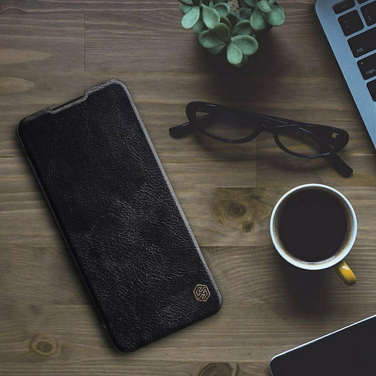 Nillkin Qin Series Book Piele artificială / Plastic Negru (Galaxy A42)