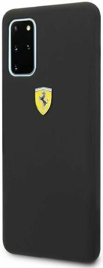 Ferrari SF Задна корица Силикон Черен (Galaxy S20+)