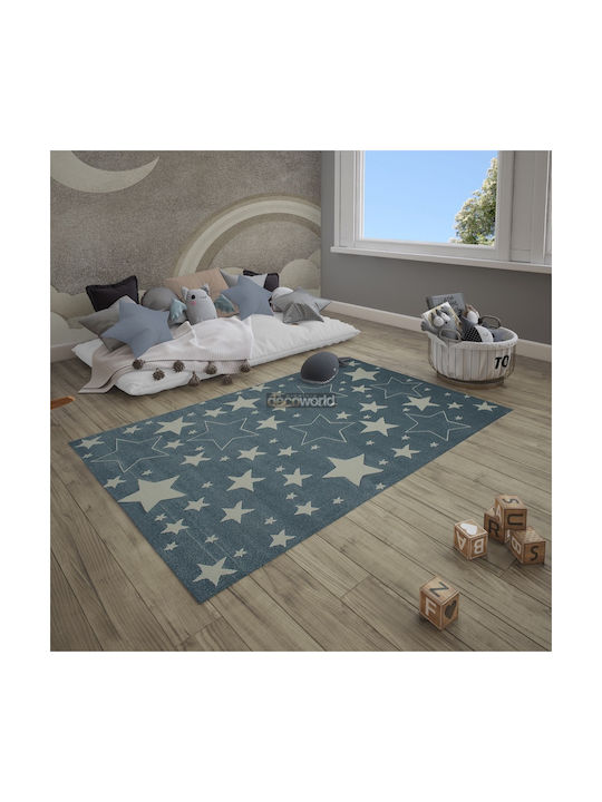 Koulis Carpets 1325A Kids Rug Stele Albastru 165x230cm Thickness 13mm 72-24-0103