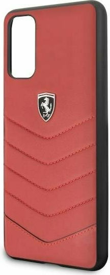 Ferrari Heritage Back Cover Δερμάτινο Κόκκινο (Galaxy S20)
