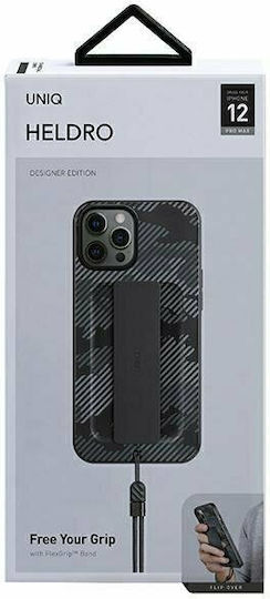 Uniq Heldro Back Cover Πλαστικό Charcoal Camo (iPhone 12 Pro Max)