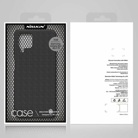 Nillkin Textured Hard Back Cover Plastic Negru (Galaxy A22 4G - Galaxy A22 4G)