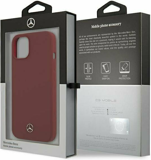 Mercedes-Benz Hardcase Back Cover Σιλικόνης Κόκκινο (iPhone 13)
