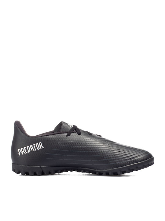 adidas Predator Edge.4 Ποδοσφαιρικά Παπούτσια με Σχάρα TF Core Black / Cloud White / Vivid Red