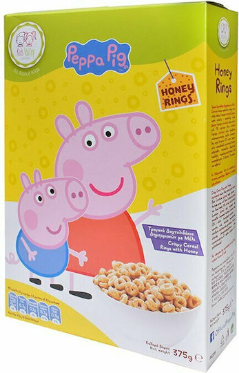 Kids Valley Cereals Peppa Pig Honey Rings 375gr