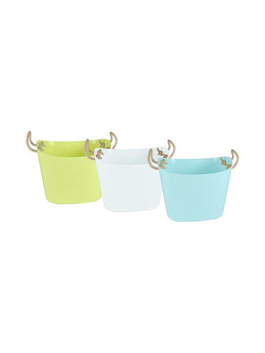 Lalos Coș de Depozitare Plastic Verde 34x31x27cm 1buc