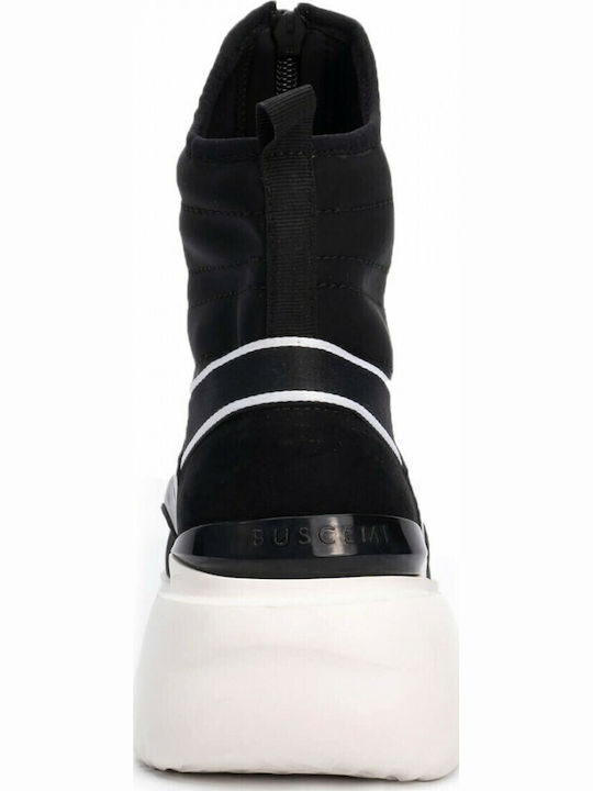 Pyro Damen Chunky Stiefel Schwarz