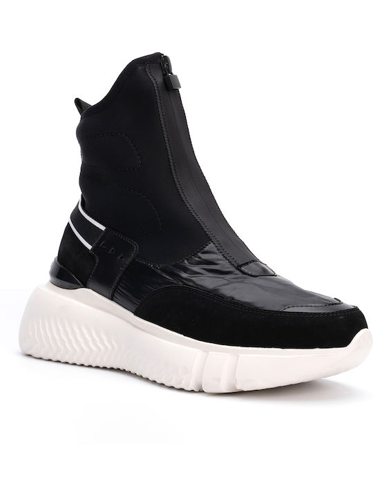 Pyro Damen Chunky Stiefel Schwarz