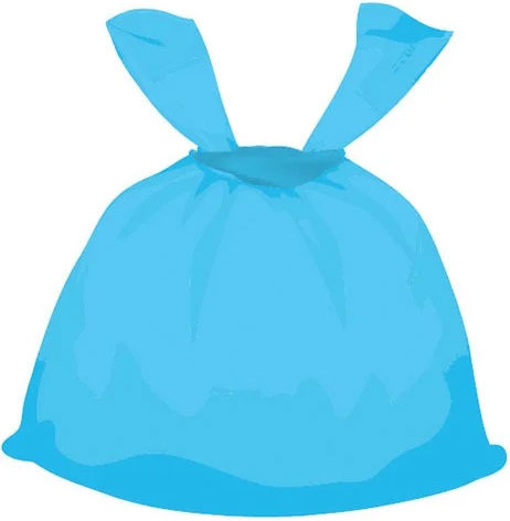Babyono Replacement Bags for Bin Blue 100 Pieces