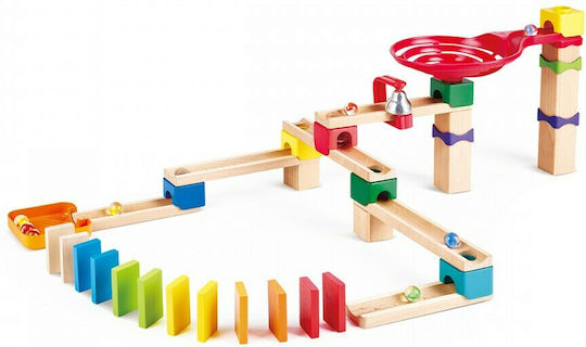 Hape Wooden Construction Toy Crazy Rollers Stack Track for Children 1++ Years
